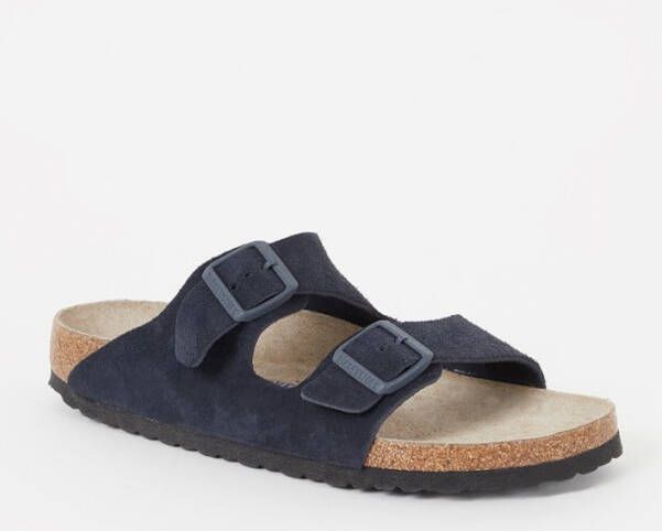 Birkenstock Arizona SFB VL Midnight Sliders , Zwart, Unisex
