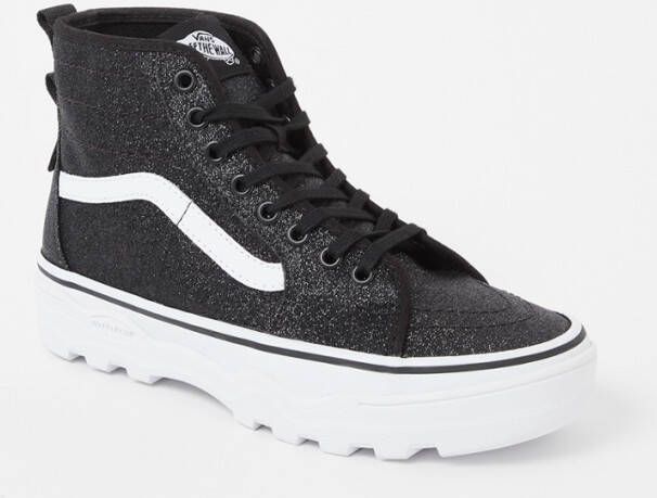Vans Sentry Sk8 Hi sneaker met suè, de details en glitter