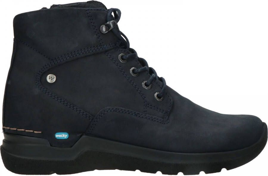 Wolky Whynot Veterboot Dames Blauw