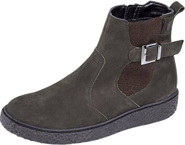 Waldläufer Enkellaarsje met EVA zool Donkergroen