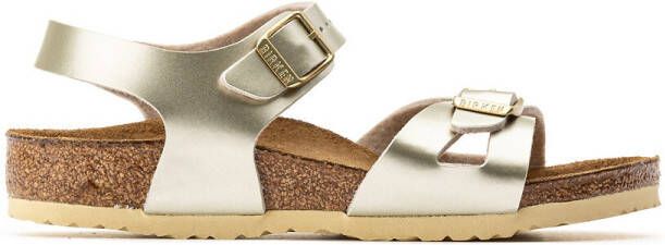 Birkenstock Sandalen Rio Kids electric metallic in glanzende metallic look