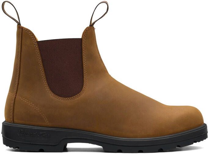 Blundstone Leather Boots Classic Comfort PU/TPU Sole Crasy Horse , Bruin, Unisex