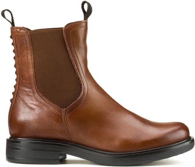 MJUS Boots in leer met platte hak