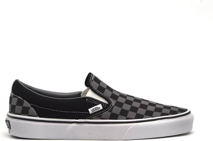 Vans Checkerboard Classic Slip On Sneakers , Grijs, Heren