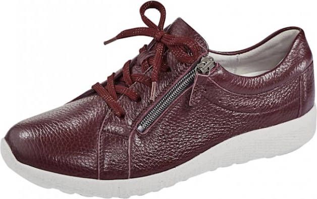 Waldläufer Veterschoen met gerecyclede EVA zool Bordeaux