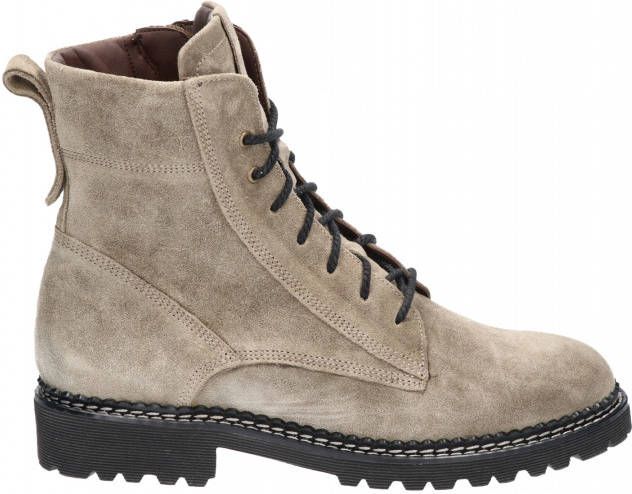 Durea Dames leren dames enkellaarsjes 9722 188