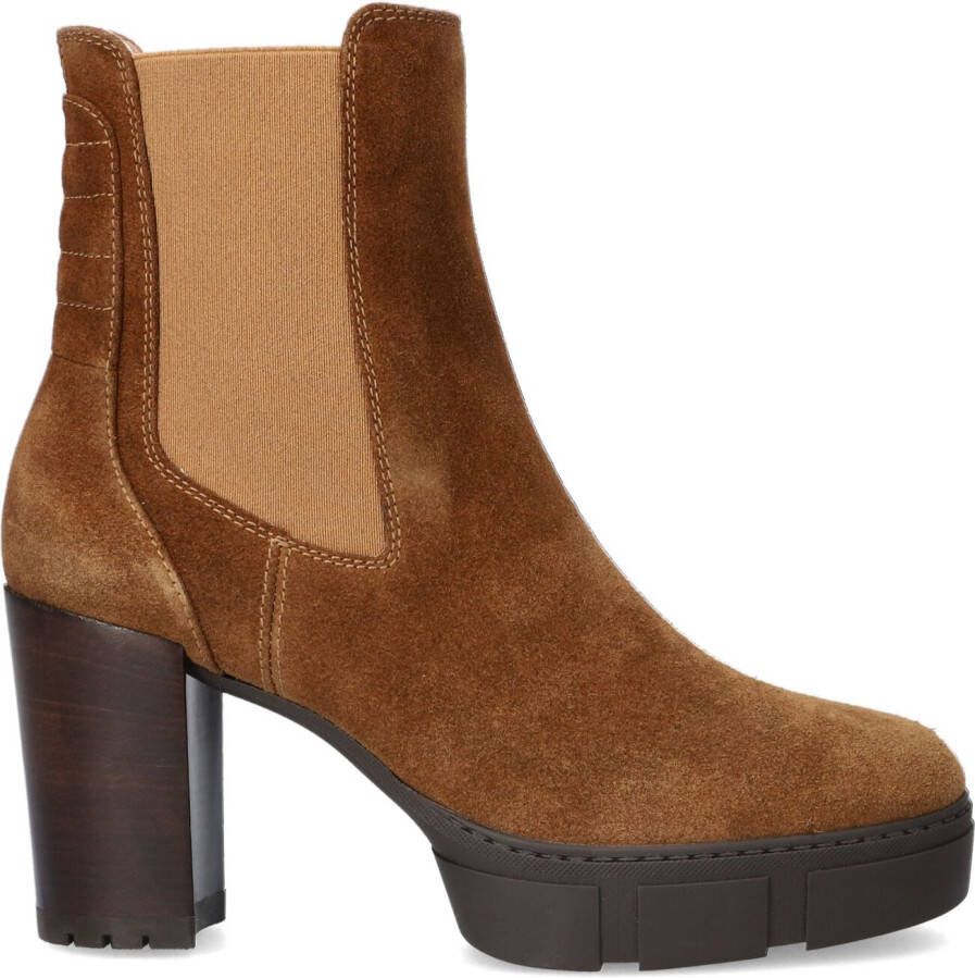 Unisa Kubel chelsea boot van suè, de