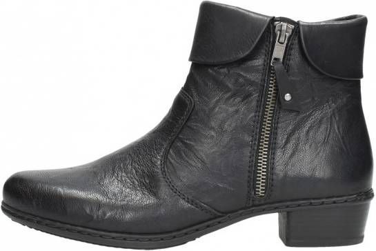 Rieker Enkellaarsjes Zwart Dames