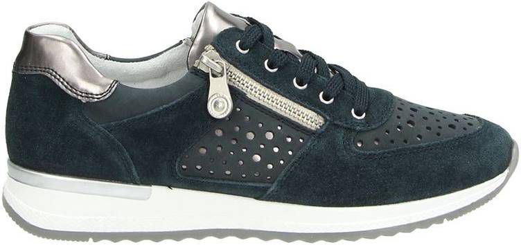 Rieker suÃ¨de sneakers blauw - Damesschoenensales.be
