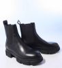 Copenhagen Studios Smooth leather Chelsea boots , Zwart, Dames online kopen