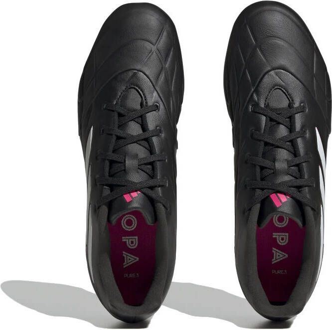 adidas Copa Pure.3 Gras Voetbalschoenen(FG)Zwart Wit Felroze