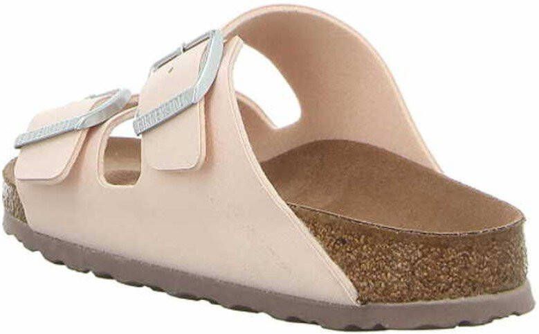 Birkenstock Slippers Arizona earthy vegan in veganistische verwerking, schoenwijdte smal