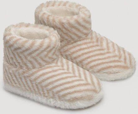 Confetti Pantoffels dames streep | slippers hoog model