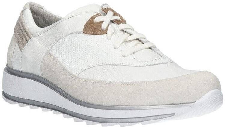 Durea Witte Veterschoen Wijdte H