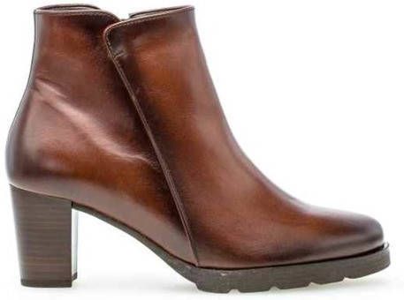 Gabor Dames Enkellaarsjes  Cognac