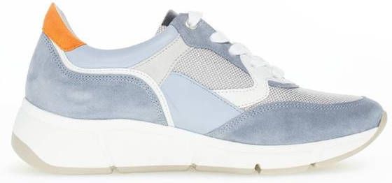 Gabor 86.475.36 Grey Blue Orange Lage sneakers