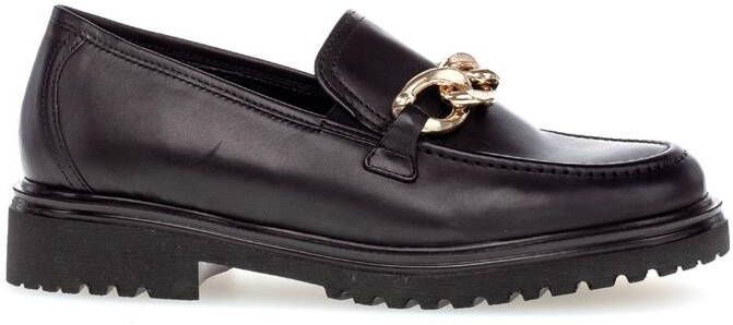 Gabor Comfort Moccasin H Leest , Zwart, Dames