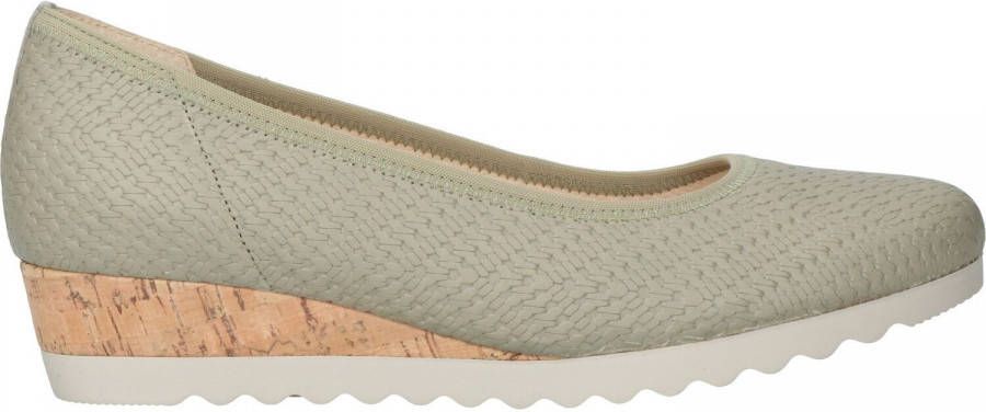 Gabor ballerina 82.641.83 , Groen, Dames