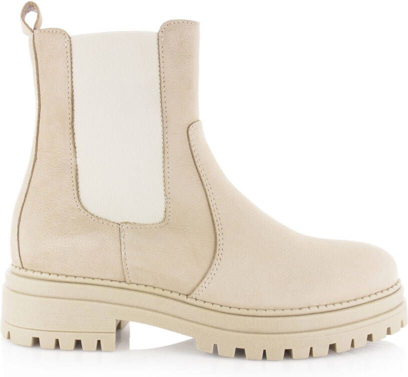 PS Poelman Luna nubuck chelsea boots beige