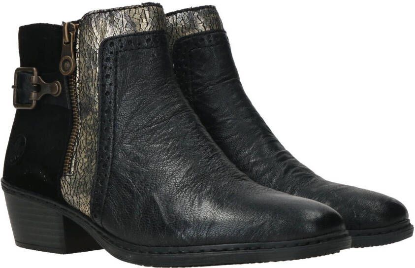 Rieker Enkellaarsje Dames Zwart