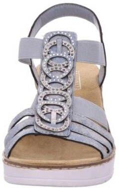 Rieker Heaven Casual Open Sandalen , Blauw, Dames
