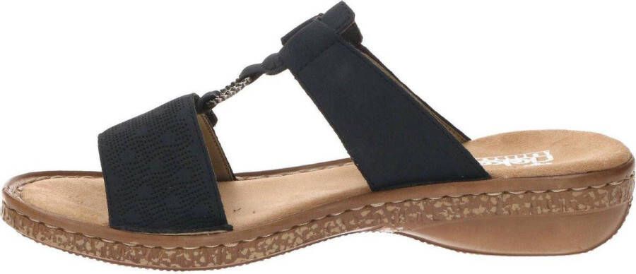 Rieker Blauwe Slippers