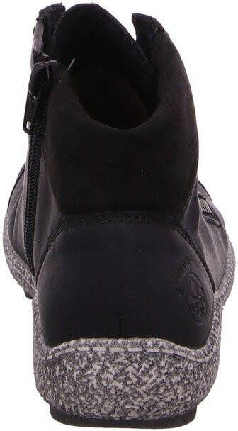 Rieker Hoge veterschoenen met zacht verdikte rand