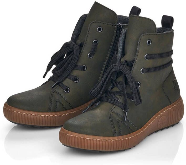 Rieker Veterboot Dames Groen
