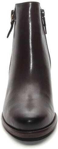 Enkellaars croco brandy hak