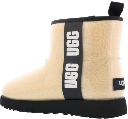 Ugg Classic Clear Mini II Laarzen voor Kinderen in Natural/Black,| Synthetisch