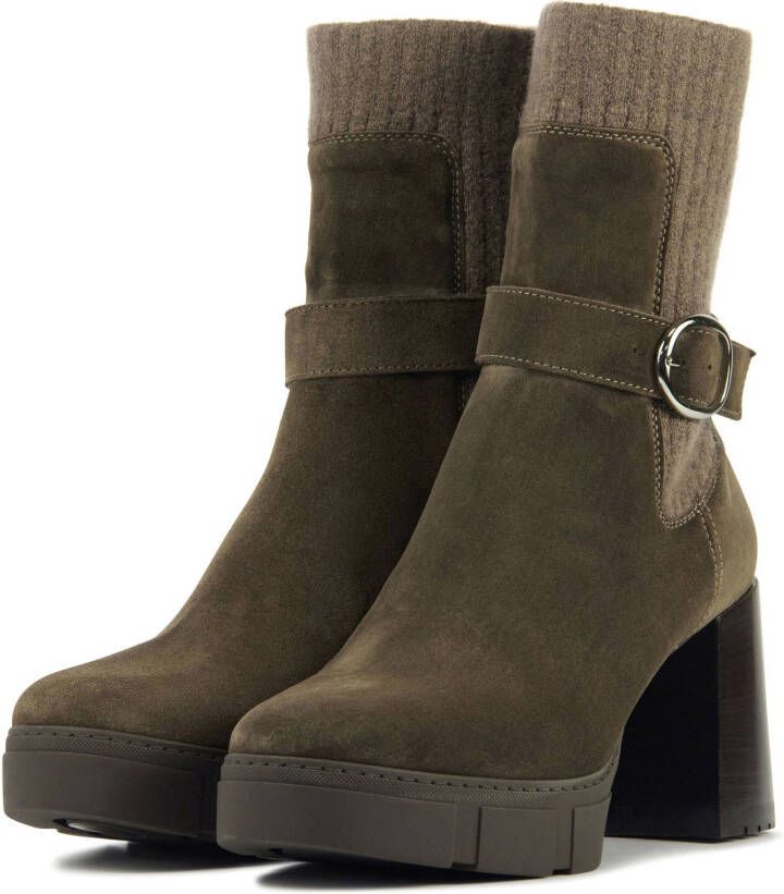 Unisa Dames leren dames enkellaarsjes kalexi