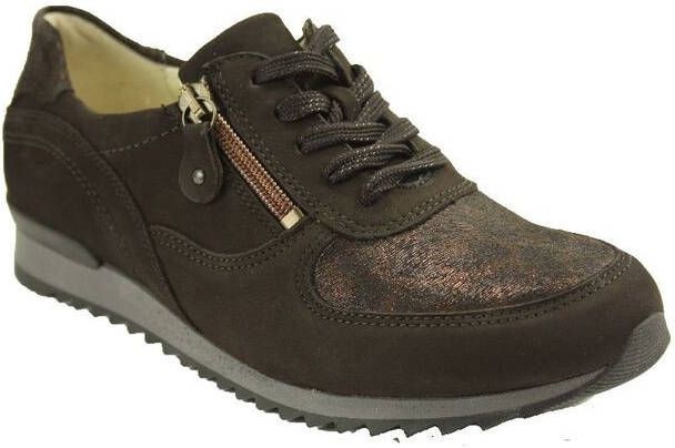 Waldläufer Sneakers 370013 , Bruin, Dames