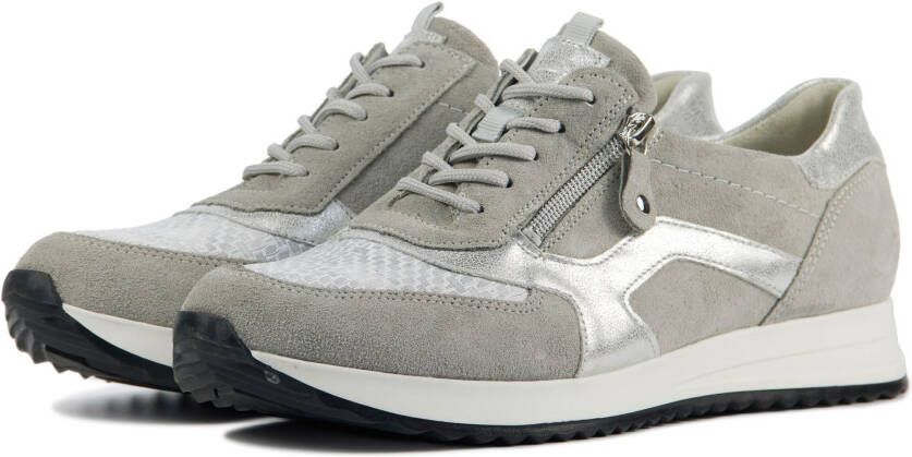 Waldlä, ufer Dames leren dames sneakers 752003 met