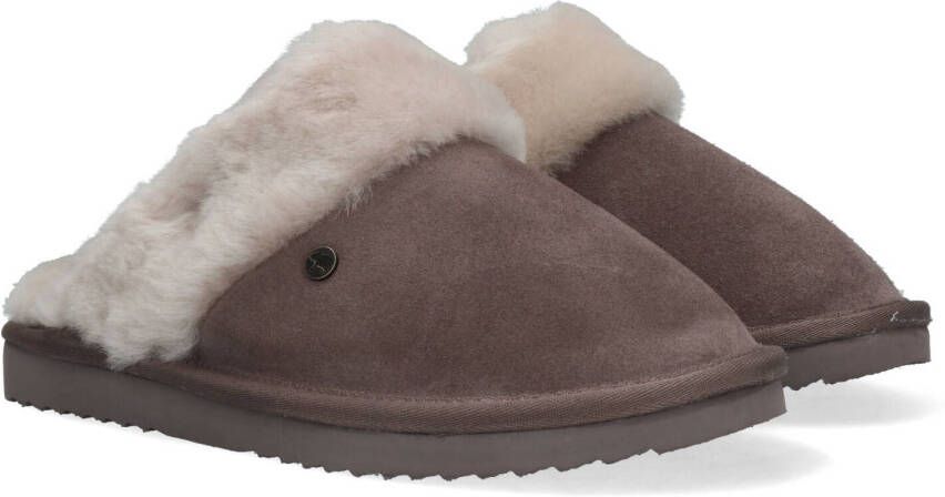 Warmbat Pantoffels Flurry FLS321064 Liver Bruin-37 maat 37