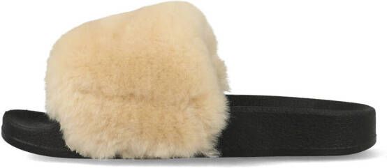 Warmbat Pantoffels Barlee BLE347026 Camel Zwart/Bruin