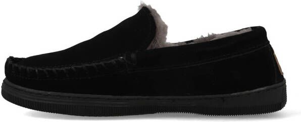 Warmbat zwart Grizzly Grz4410 99 pantoffels , Zwart, Heren