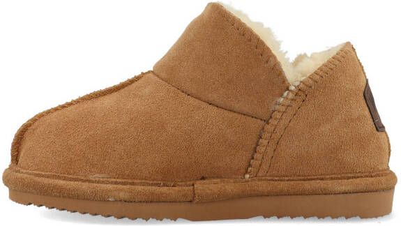 Warmbat Willow Kids Suede Cognac Pantoffel , Bruin, Heren