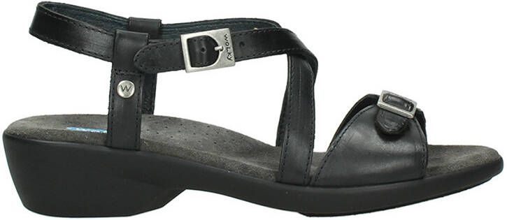 Sandalen Wolky 03850 Torrens 30000 zwart leer