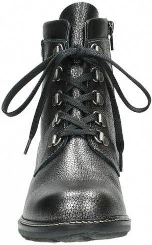 Wolky Laarzen 04475 Ronda 81280 metaalgrijs leer