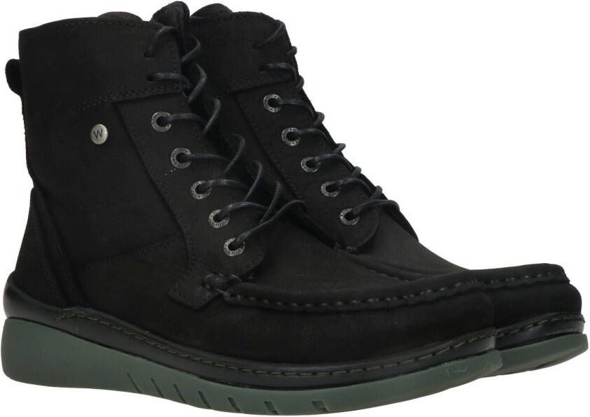 Wolky Next Veterboot Dames Zwart