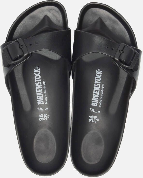 Birkenstock Eva Slippers zwart Rubber