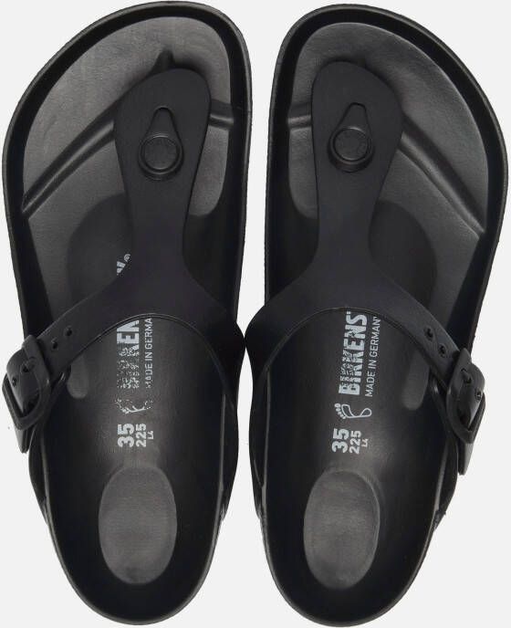 Birkenstock Gizeh EVA Sandalen zwart Rubber